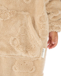 Huggable Kids Teddy Plush Fleece Hoodie