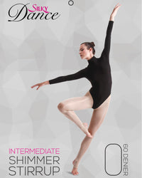 Silky Dance Girls Intermediate Shimmer Stirrup Tights