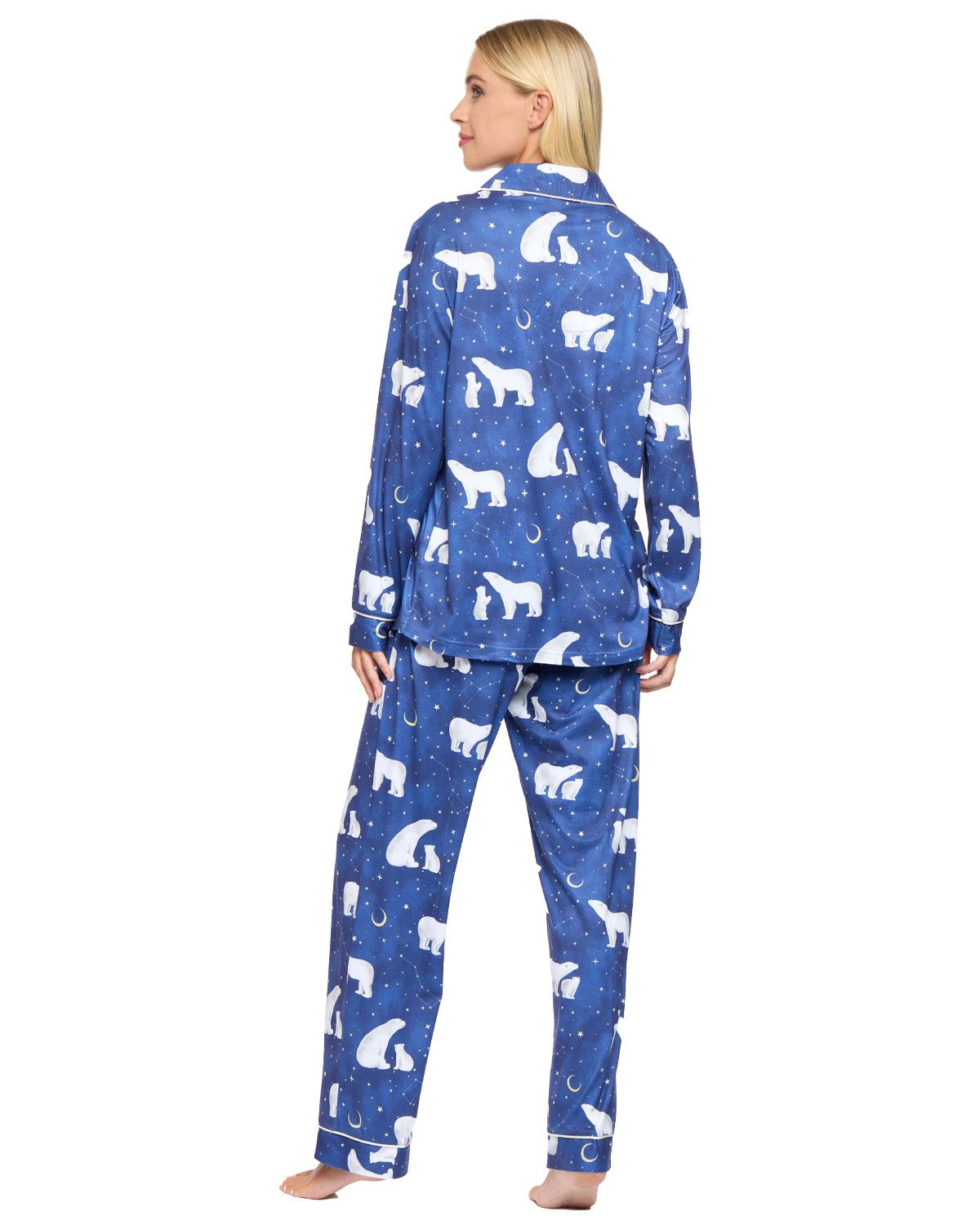 La Marquise Womens 'Cosy Wonders' Button Pyjamas