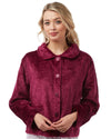 Ladies Embossed Button Bed Jacket