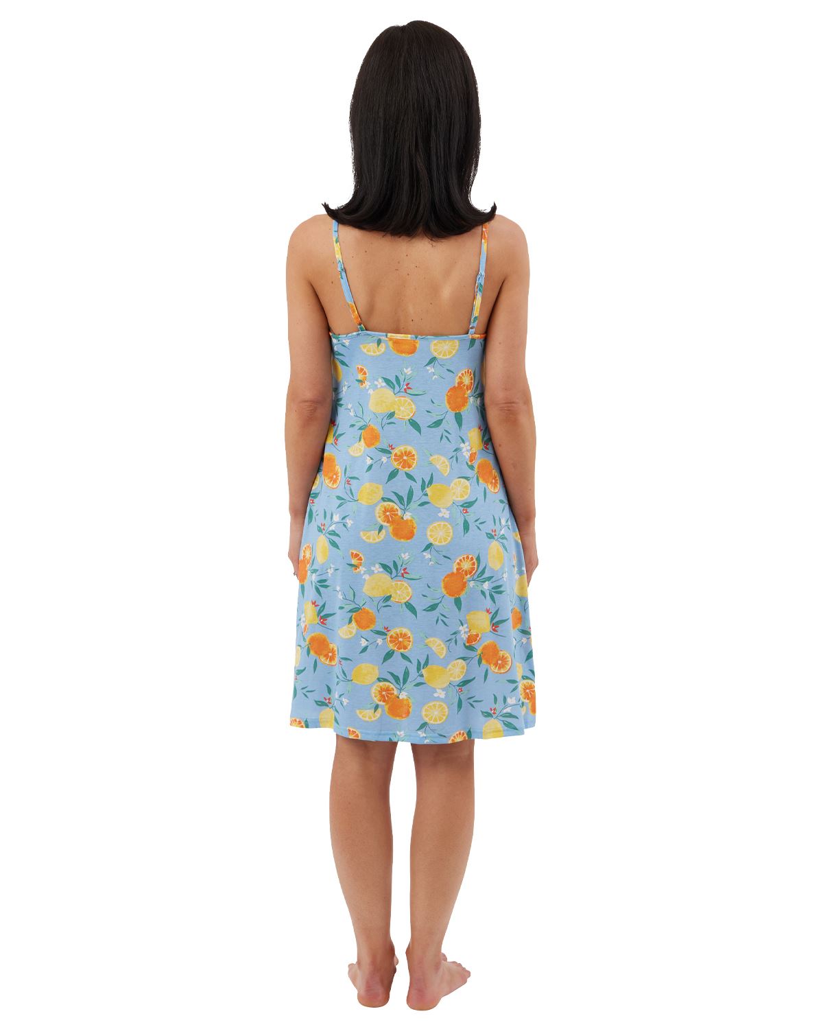 Indigo Sky Womens Lemon Fruit 36" Chemise