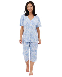 Indigo Sky Womens Lucia Cropped Pyjamas