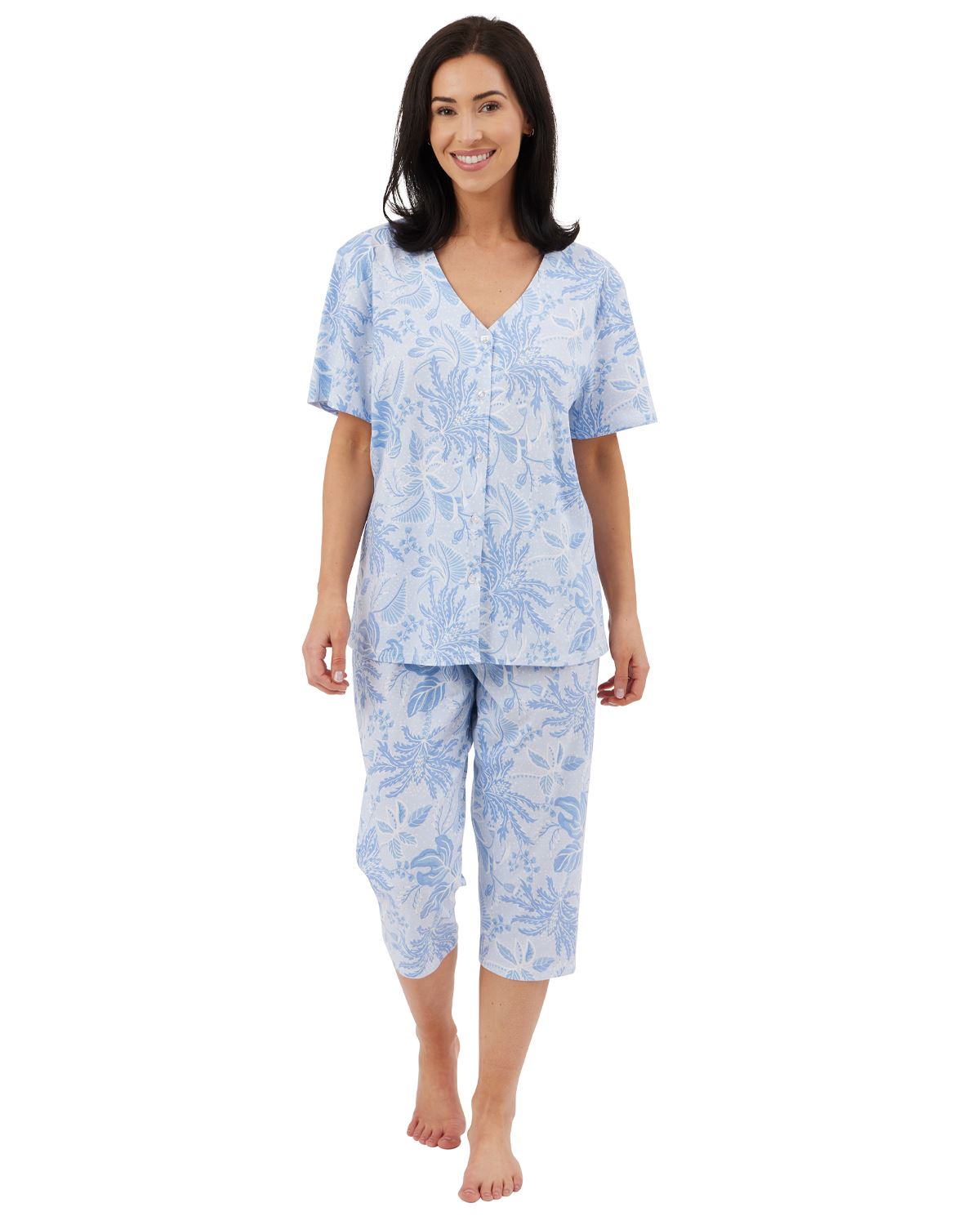 Indigo Sky Womens Lucia Cropped Pyjamas