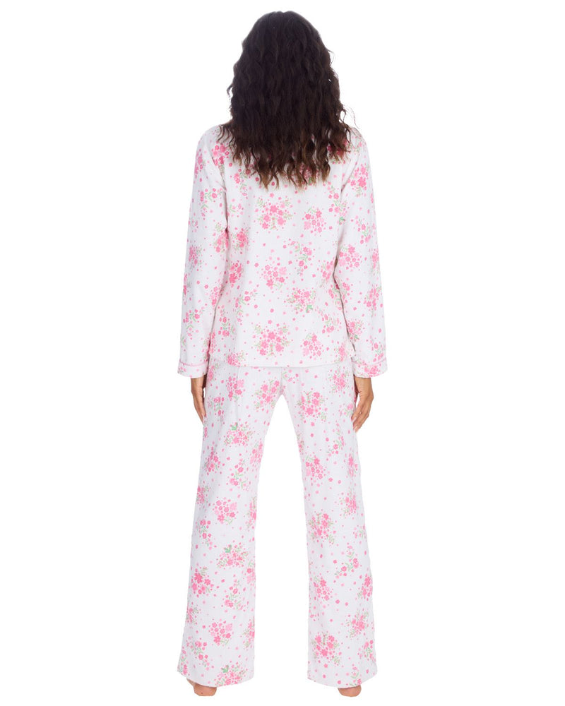 Countess Christie Womens Long Sleeve Floral Cotton Pyjamas