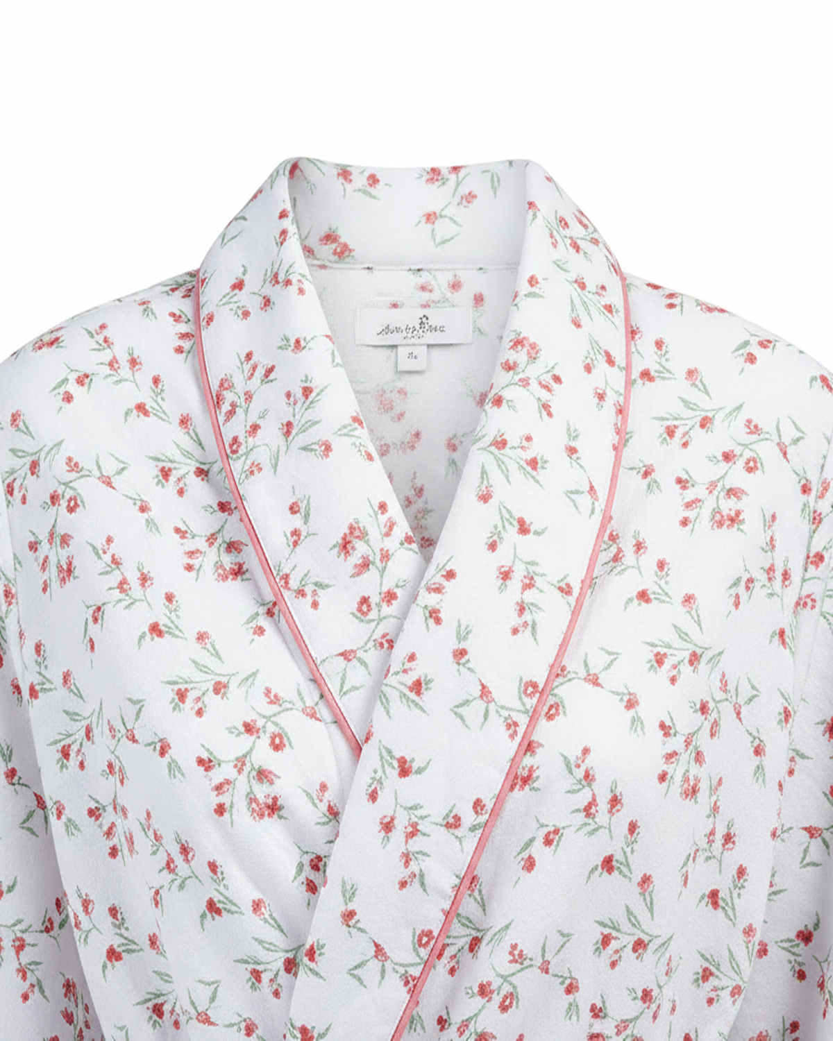 La Marquise Womens 'Moonlit Tulip' Mock Quilt Shawl Collar Robe