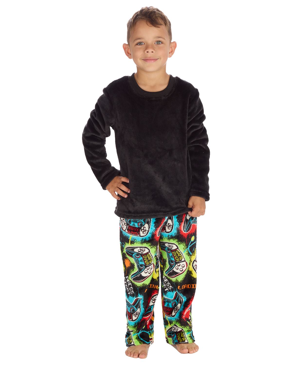 Cargo Bay Boys Polished Fleece Gaming Pyjamas