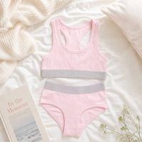 Girls Crop Top and Knicker Set