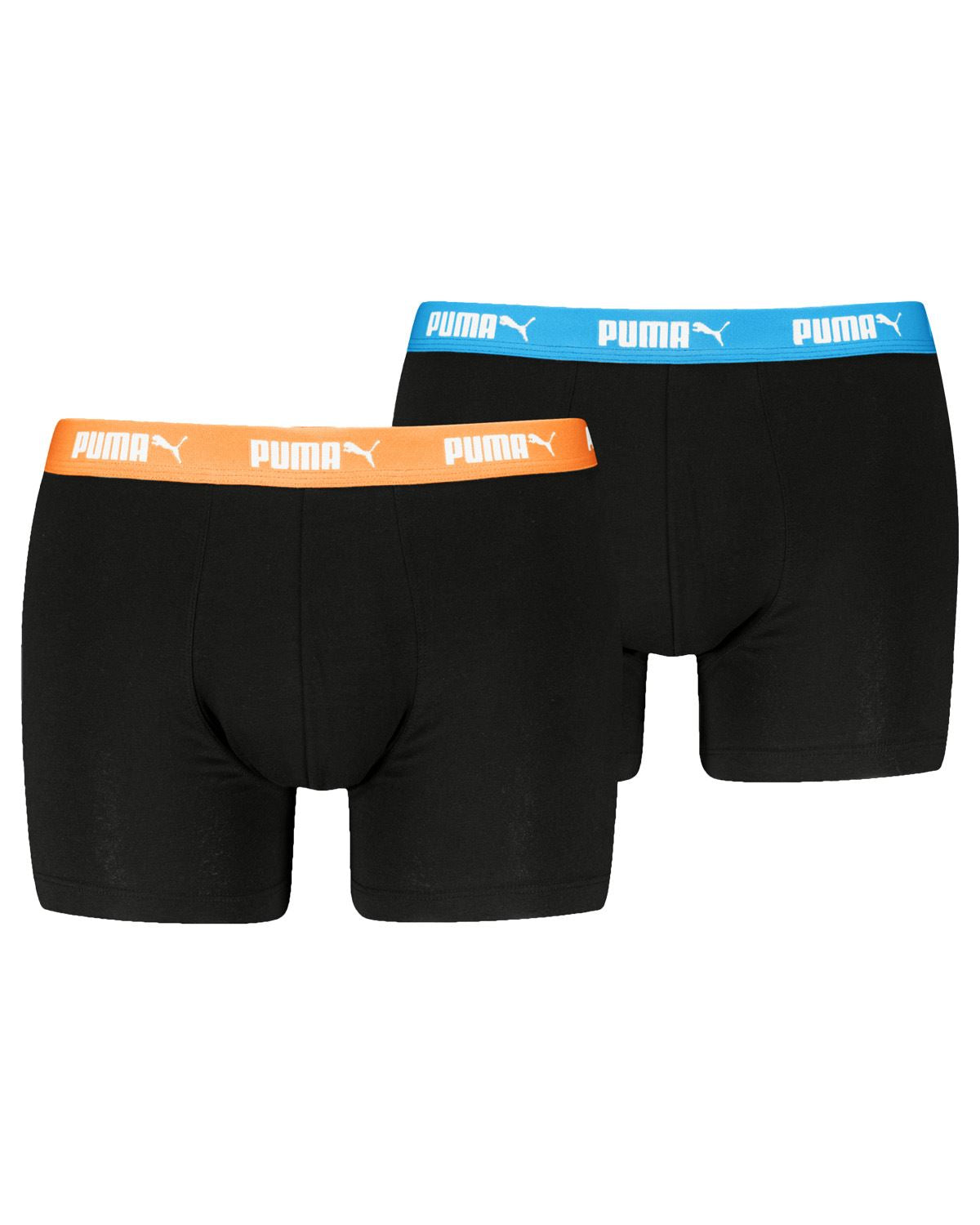 Puma Mens 2 Pack Everyday Cotton Stretch Boxers with Logo Waist Band