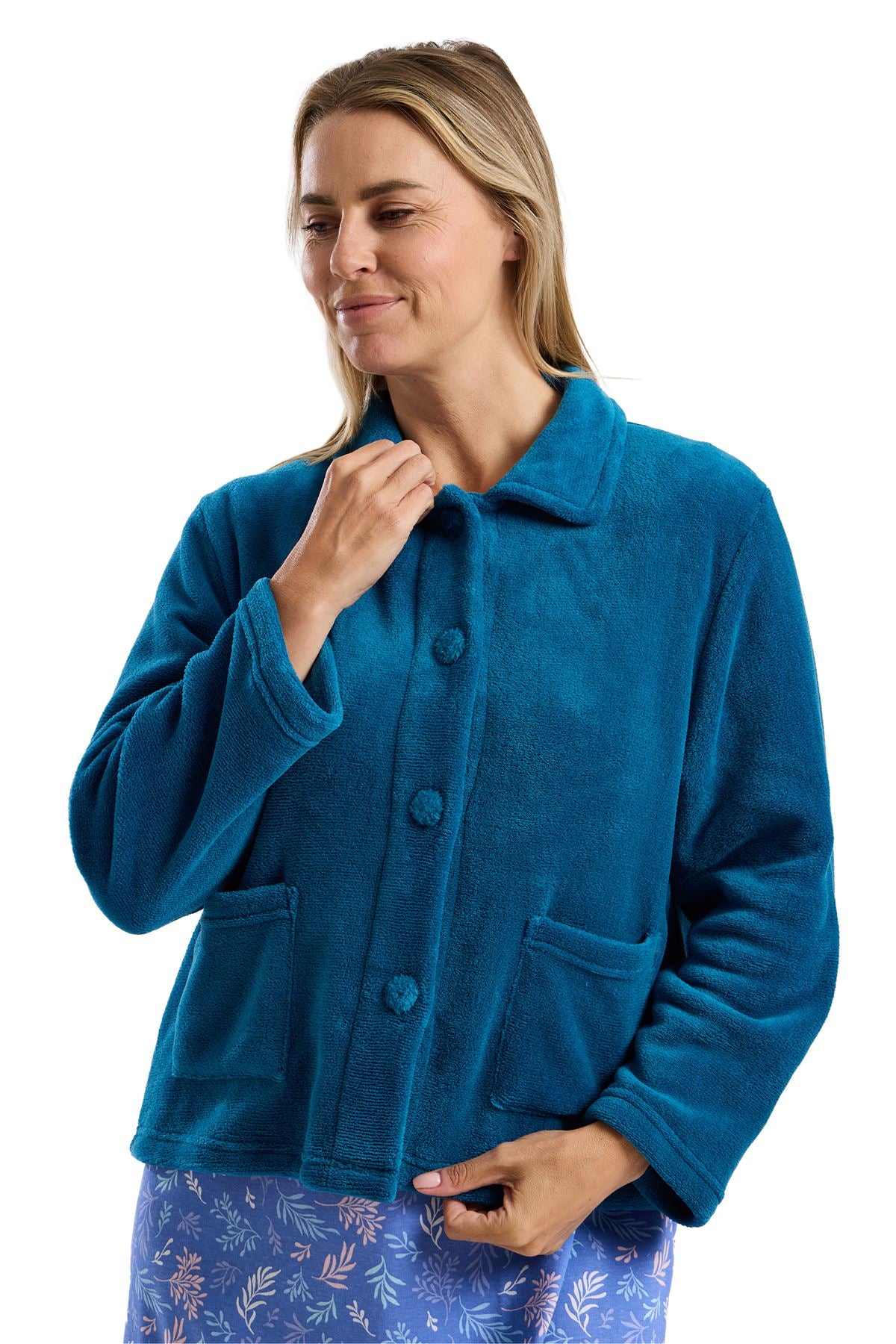 Marlon Ladies Coral Fleece Bedjacket