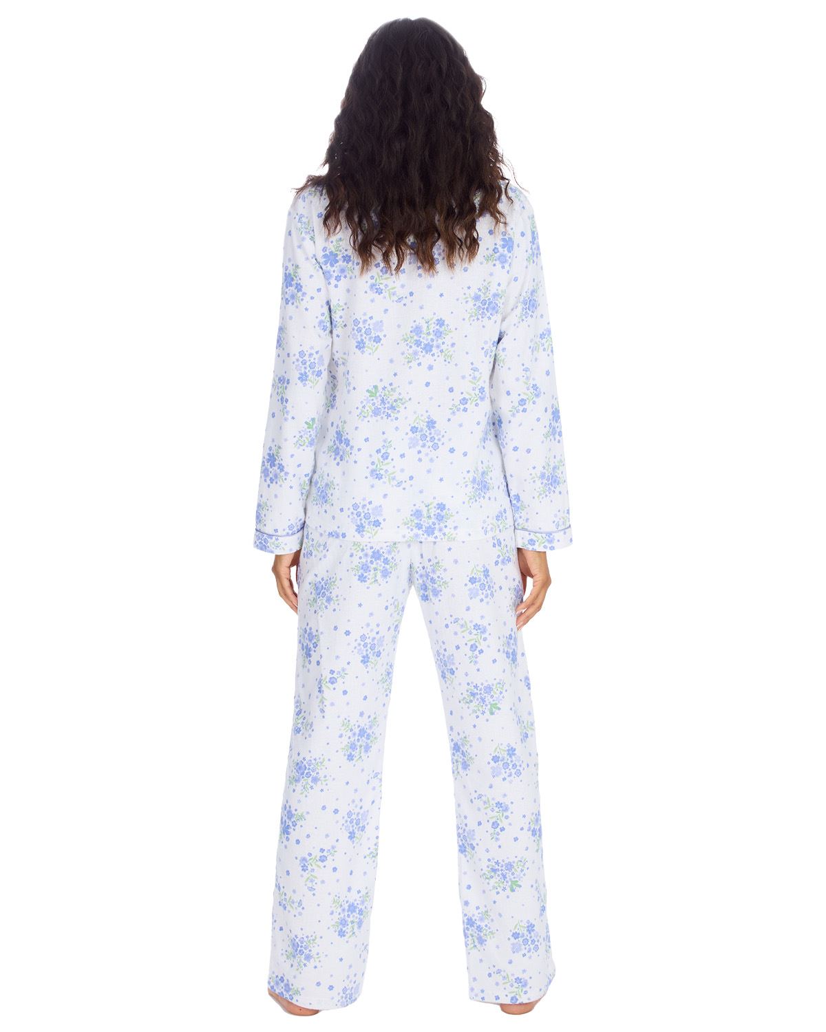 Countess Christie Womens Long Sleeve Floral Cotton Pyjamas