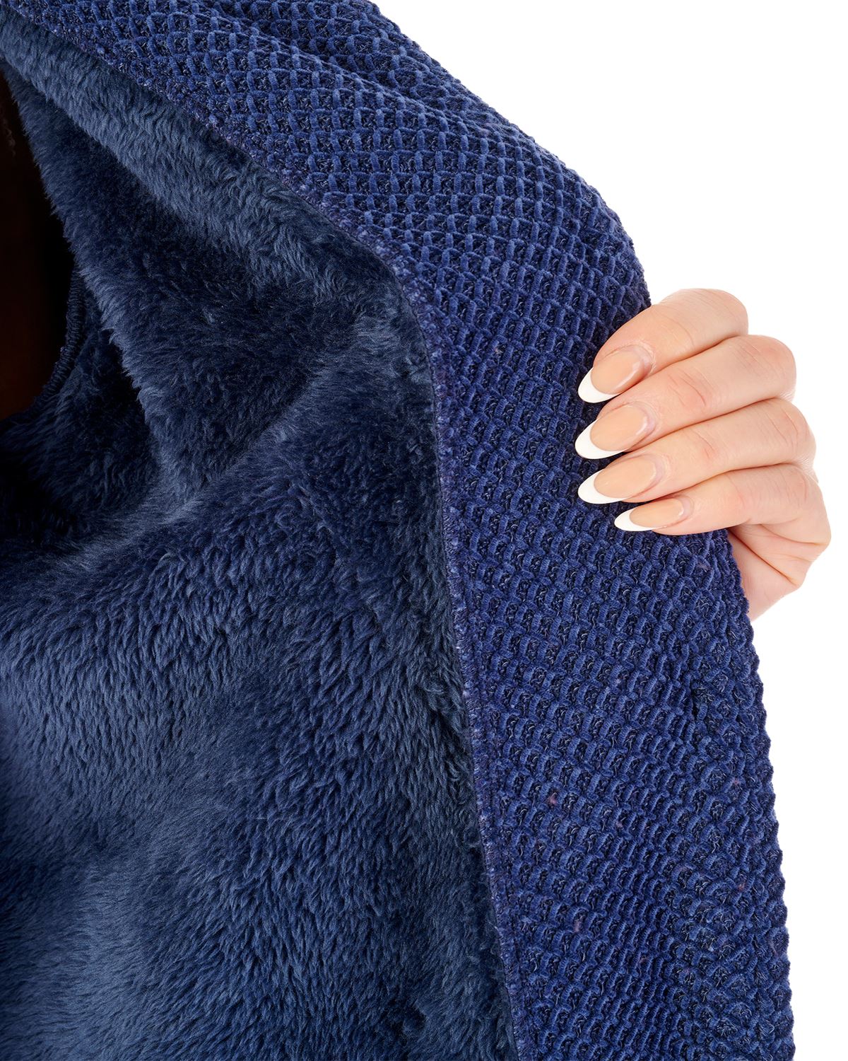 Slenderella Womens Soft Waffle 46" Button Through Housecoat