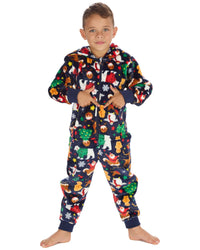 Huggable Matching Family Fleece Christmas Onesies