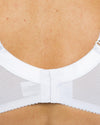 Gemm Womens Embroidered Bra - White
