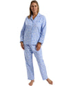 Marlon Womens Pretty Floral Wincey Button Pyjamas