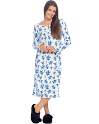 Wolfe and Harte Womens Polar Fleece Nightdress