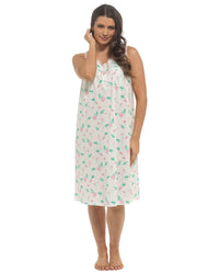 Slumber Hut Womens Sleeveless Floral Nightie