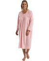 Marlon Womens Delicate Floral Fleece 45" Nightdress