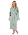 Slenderella Womens Rib Pattern 42" Shawl Collar Wrap