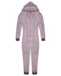 Girls Purple Hedgehog Onesie