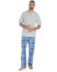 Cargo Bay Mens Short Sleeve Check Pyjamas