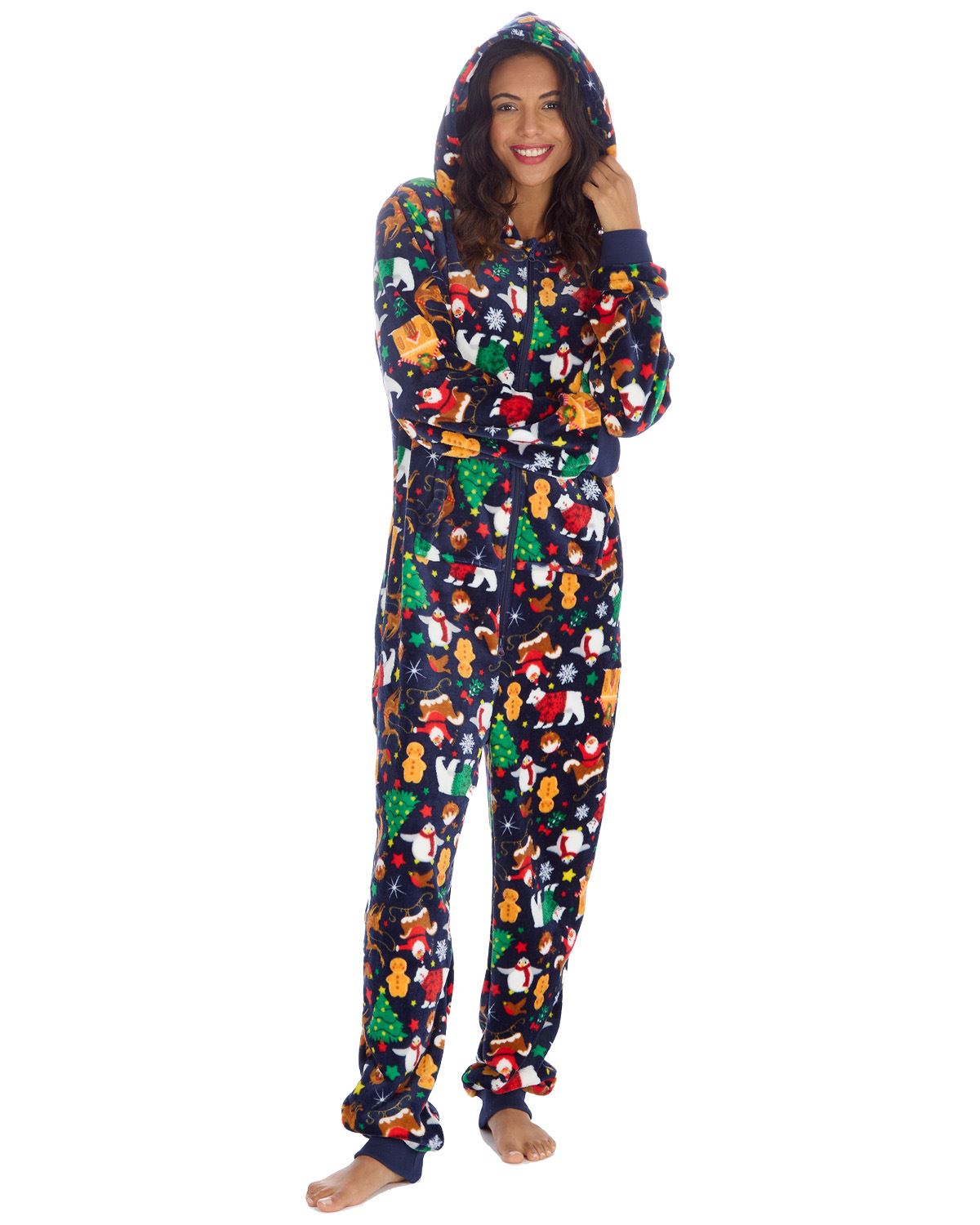 Huggable Matching Family Fleece Christmas Onesies