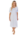 Slenderella Womens 42" Ditsy Floral Jersey Nightdress