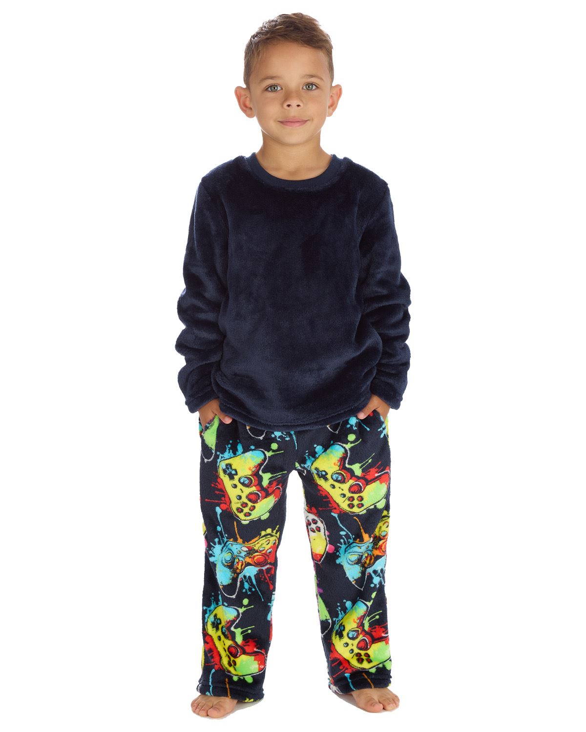 Cargo Bay Boys Polished Fleece Gaming Pyjamas