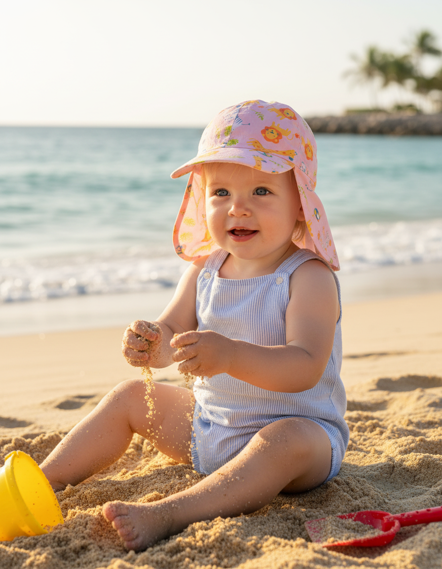 Toddlers Cotton Legionnaire Printed Cap