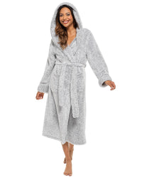Womens Snowtip Fleece Dressing Gown