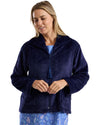Marlon Womens Swirl Fleece Zip Bedjacket