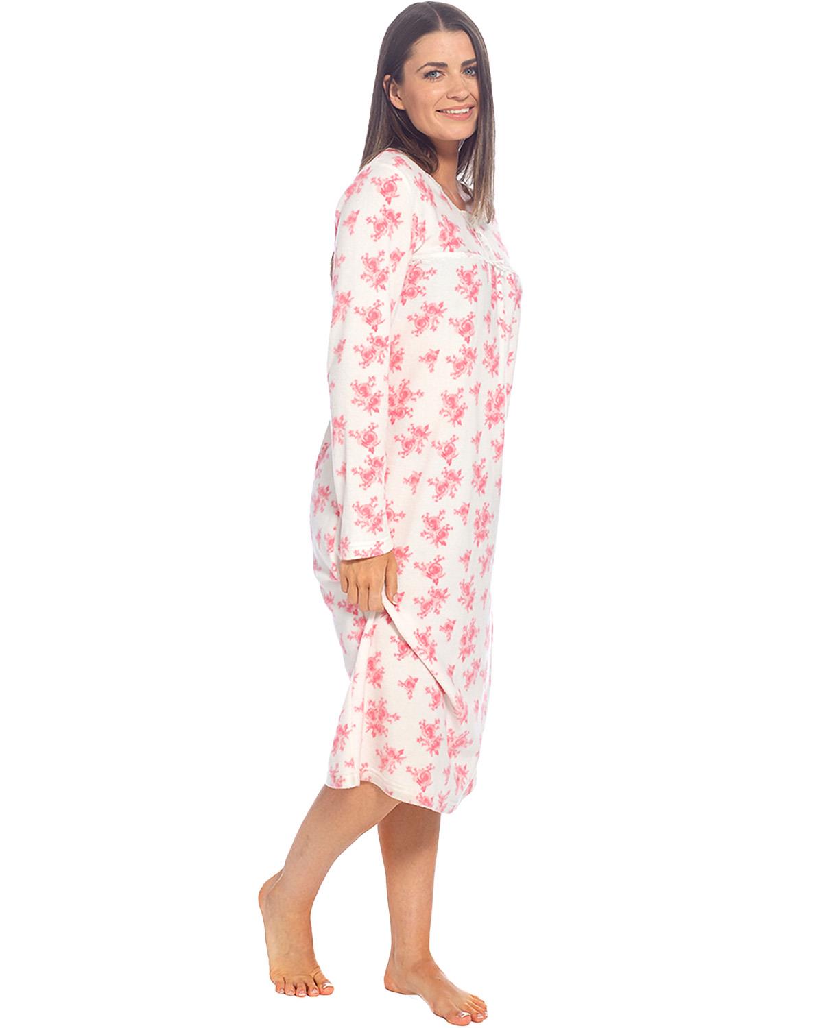 Wolfe and Harte Womens Polar Fleece Nightdress