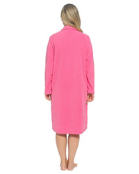 Slumber Hut Womens Zip Fleece Dressing Gown