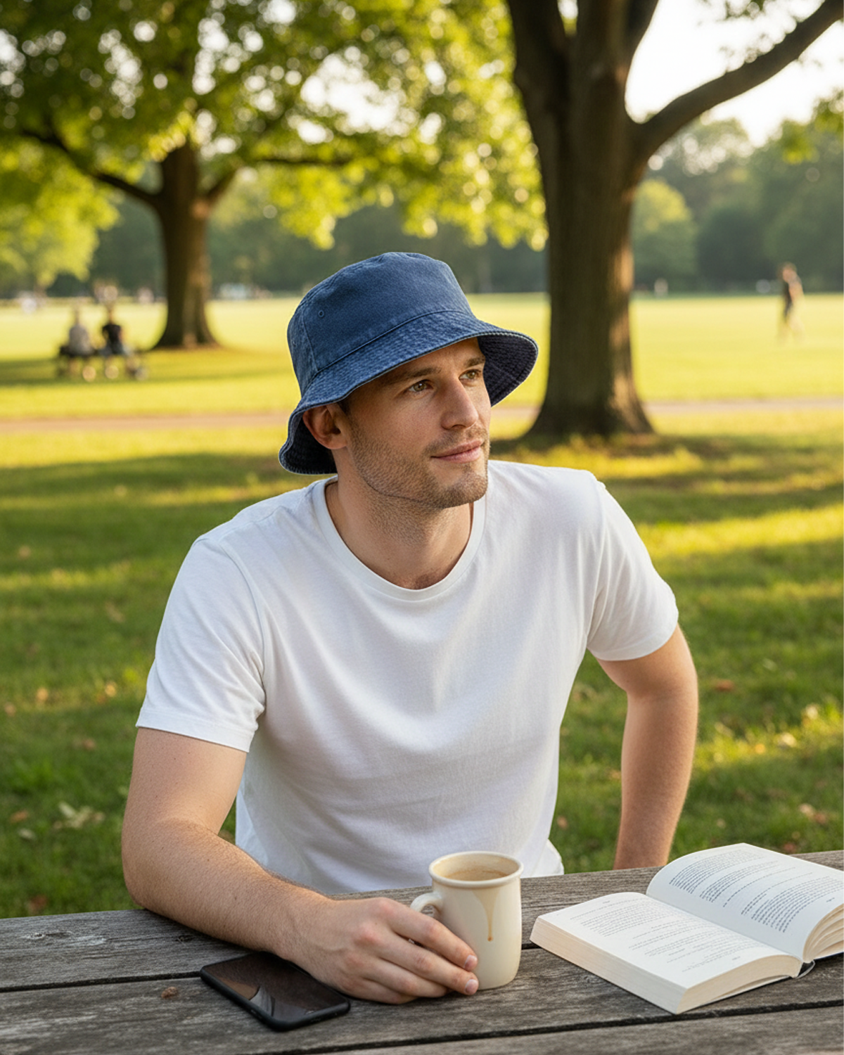 Adults Stonewash Bucket Hat