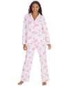 Countess Christie Womens Long Sleeve Floral Cotton Pyjamas
