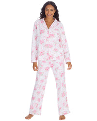 Countess Christie Womens Long Sleeve Floral Cotton Pyjamas