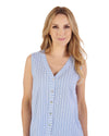 Slenderella Womens Sleeveless Textured Woven Short Pyjamas