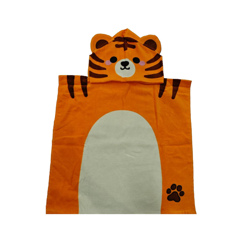 Adoramals  Alfie the Tiger Kids Hooded Towel