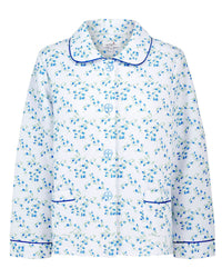 La Marquise Womens 'Moonlit Tulip' Mock Quilt Button Bed Jacket
