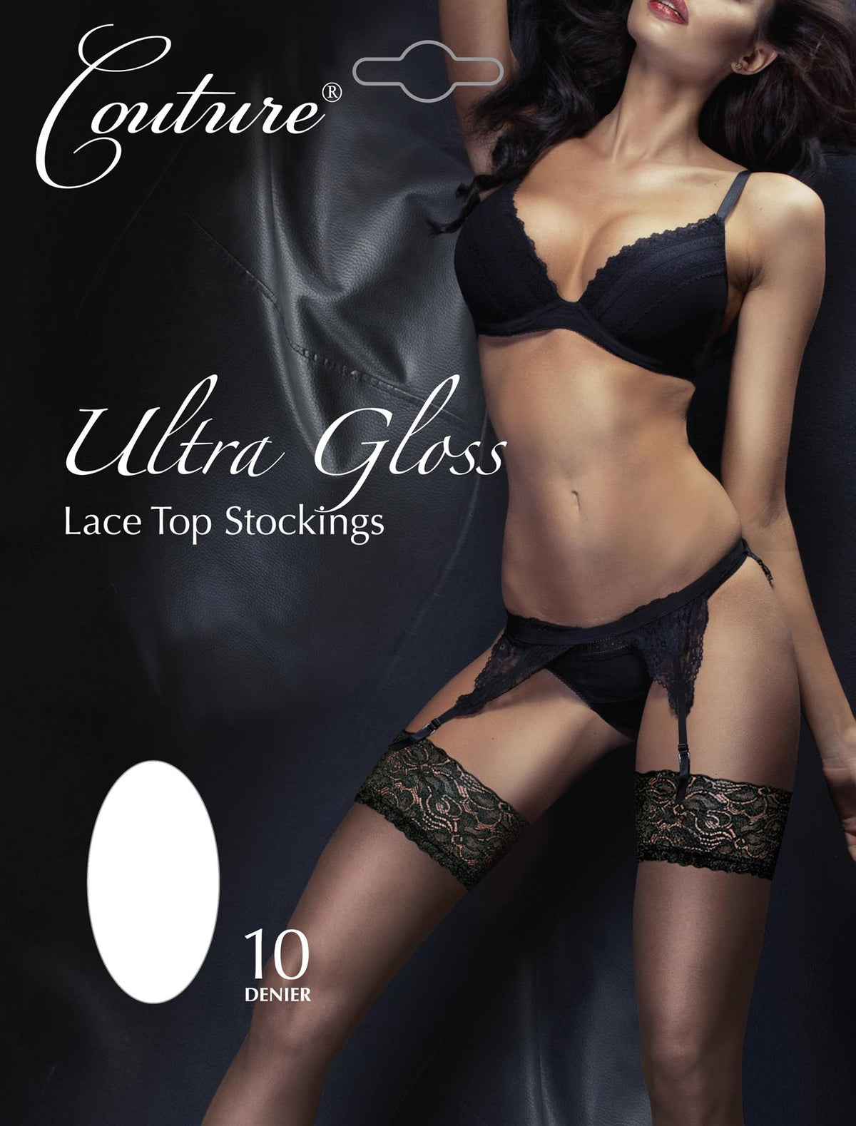 Couture Ultra Gloss Lace Top Stockings