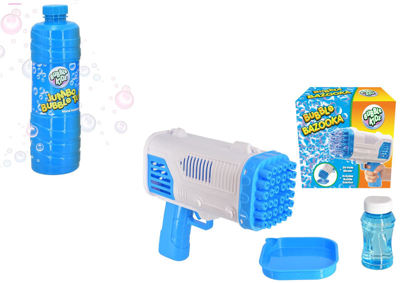 Bubble Kidz Bubble Bazooka Toy and Jumbo Bubble Tub