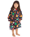 Huggable Unisex Christmas Print Oversized Hoodie