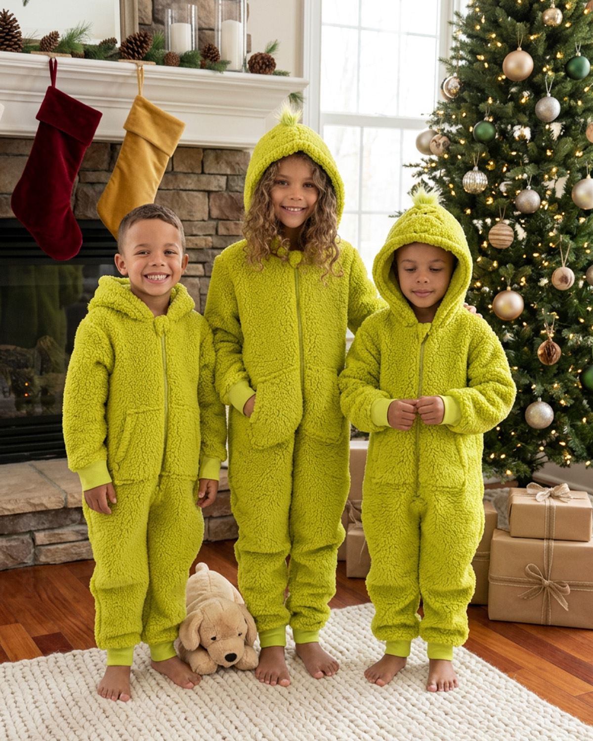 The Grinch Kids Sherpa Fleece Onesie