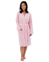 Indigo Sky Womens Waffle Knitted Robe