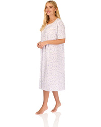 La Marquise Womens 'Vintage Blossoms' Short Sleeve Nightie