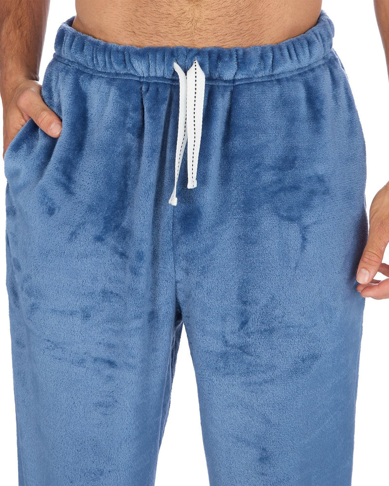 Cargo Bay Mens Polished Fleece Check Pyjamas