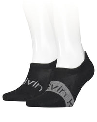 Calvin Klein Mens 2 Pack Footie High Cut Socks