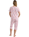 Marlon Womens Autumn Leaf Jersey 3/4 Pyjamas