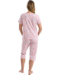 Marlon Womens Autumn Leaf Jersey 3/4 Pyjamas