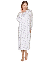 La Marquise Womens 'Florentine' Cuddleknit Long Sleeve Nightie