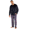 Cargo Bay Mens Polished Fleece Check Pyjamas